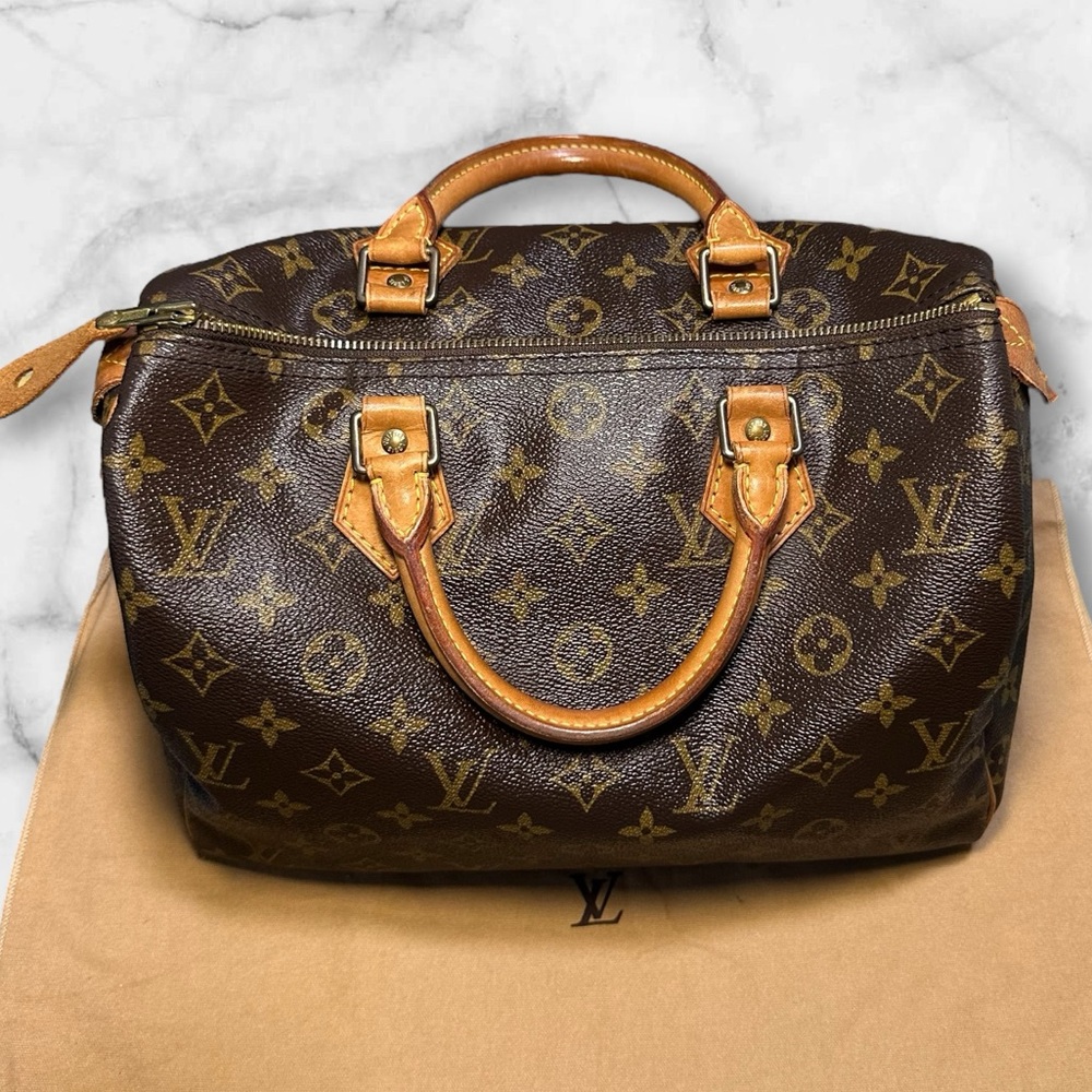 Authentic Louis Vuitton Vintage Monogram Speedy 30 - Picture 6 of 13